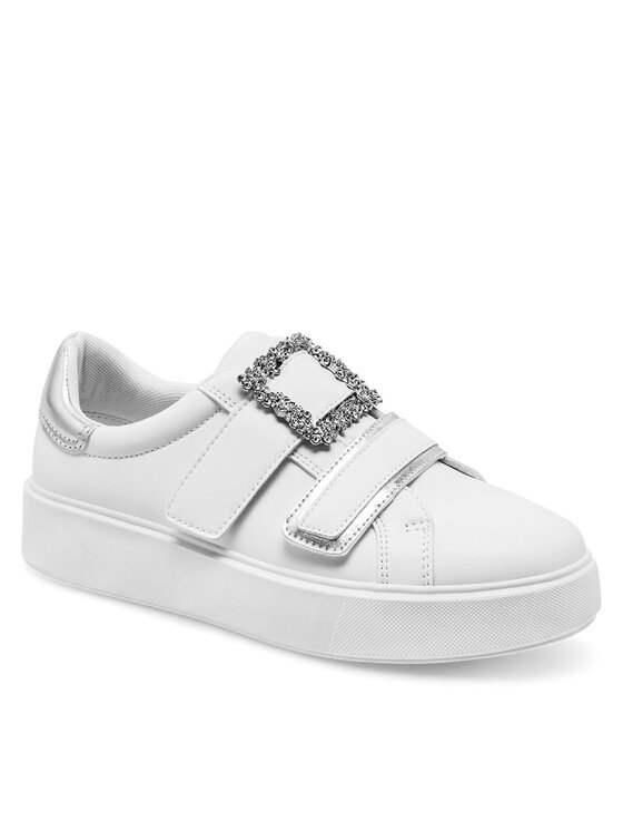 Eva Minge Sneakersy Eva Minge WYL3358-7 Biela