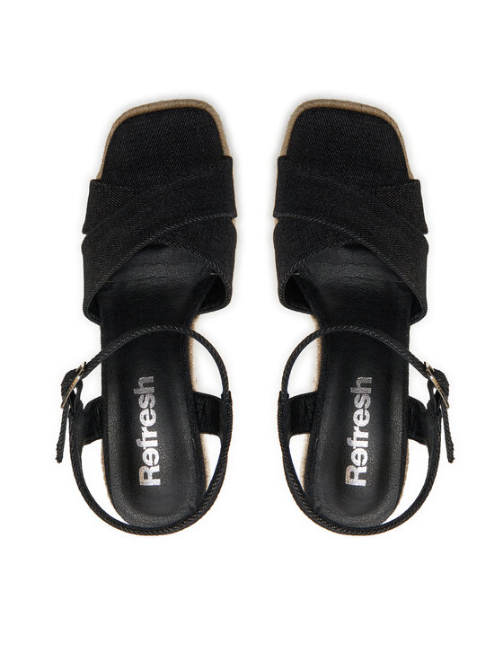 Refresh Espadrilky Refresh 171597 Čierna