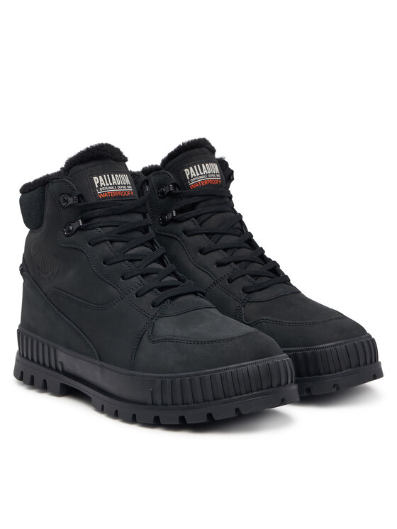 Palladium Trapper stila apavi Palladium Pallashock Warm Wp 74351-060-M Melns