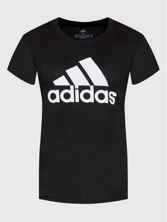 adidas adidas Футболка Essentials Logo GL0722 Чорний Regular Fit