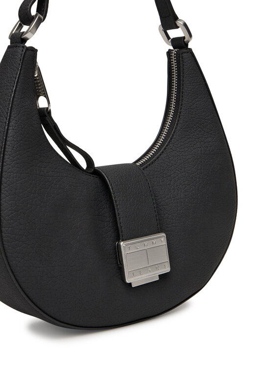 Tommy Jeans Soma Tommy Jeans Tjw Crush Shoulder Bag AW0AW17539 Melns