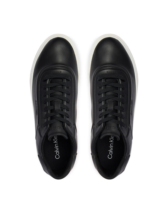 Calvin Klein Superge Calvin Klein Basket Cupsole Oxf Lup Hf Lth YM0YM01452 Črna