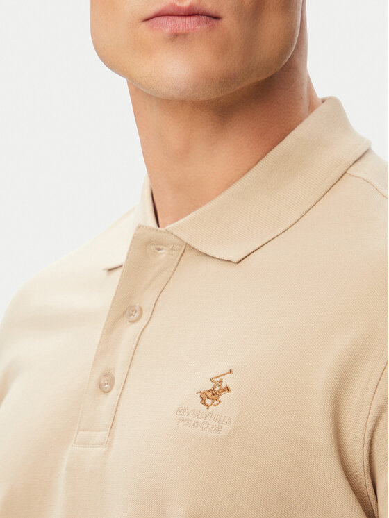 Beverly Hills Polo Club Beverly Hills Polo Club Polo P-SS26M-P450124 Beis Regular Fit
