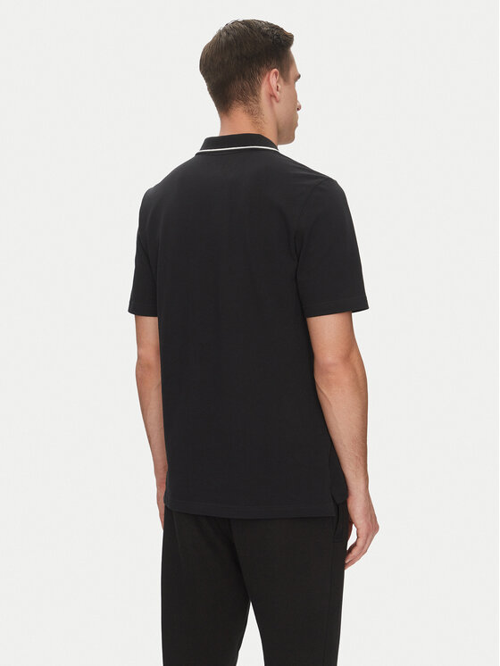 adidas adidas Поло Essentials Small Logo JE9023 Чорний Regular Fit