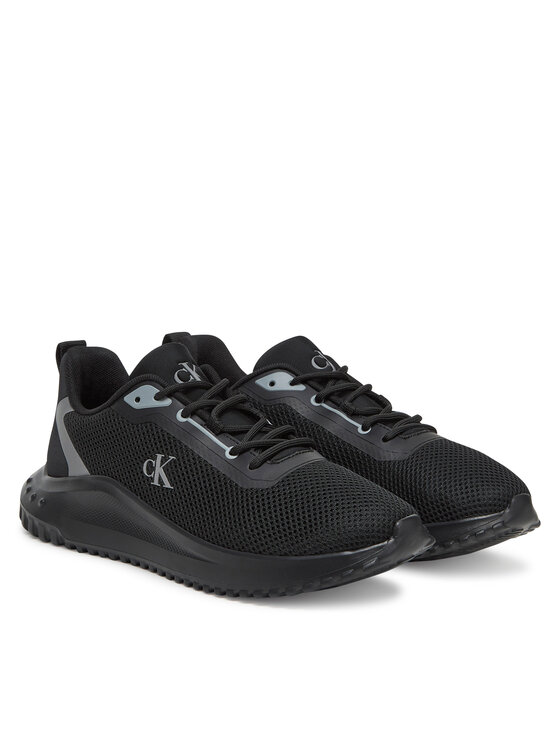 Calvin Klein Jeans Sneakers Calvin Klein Jeans Eva Runner L-Up Mix Mesh Logo Ck YW0YW01851 Nero