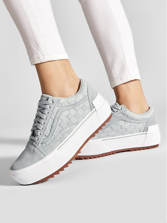 Vans Tenisówki Vans Old Skool Stacked VN0A4U15A471 Szary