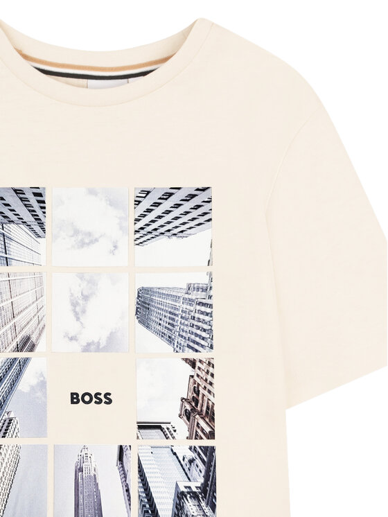 BOSS BOSS Camiseta J52988 D Beis Regular Fit