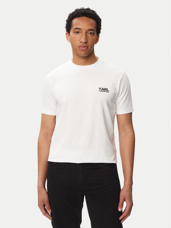 KARL LAGERFELD KARL LAGERFELD Camiseta 755781 563235 Blanco Regular Fit