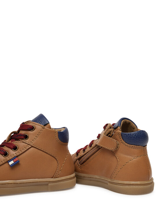 Tommy Hilfiger Trzewiki Tommy Hilfiger T1X9-33623-0092 Brązowy