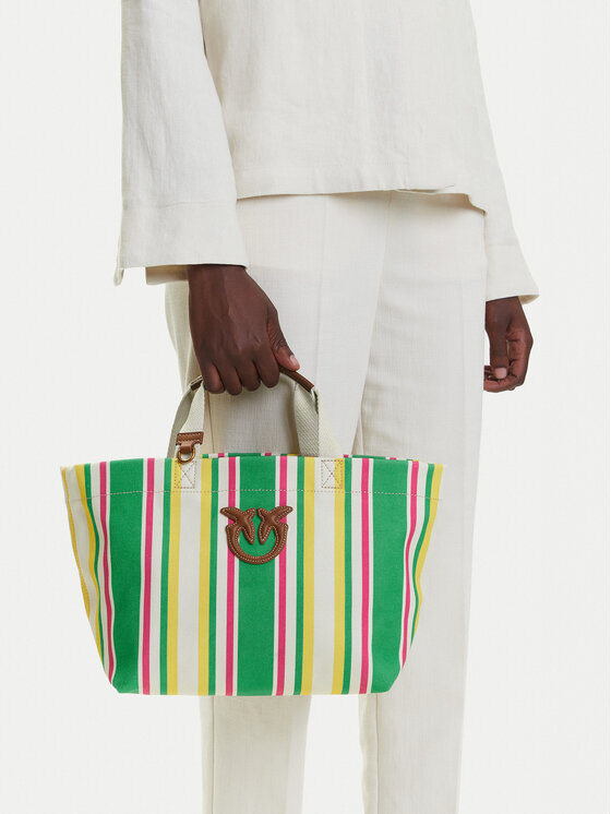 PINKO Сумка PINKO Shopping Bag Medium PE 25 PLTT 104753 A2G5 Зелений