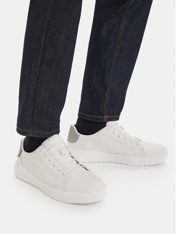 Timberland Snīkeri Timberland Seneca Bay Oxford TB0A2921L771 Balts
