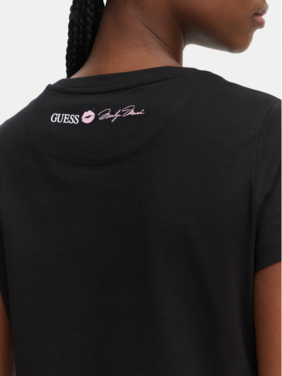 Guess Guess Футболка W6BI51 K6658 Чорний Regular Fit