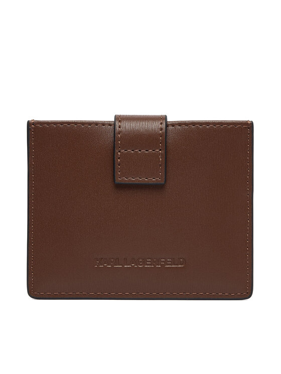 KARL LAGERFELD Калъф за кредитни карти KARL LAGERFELD B1W32025 Кафяв