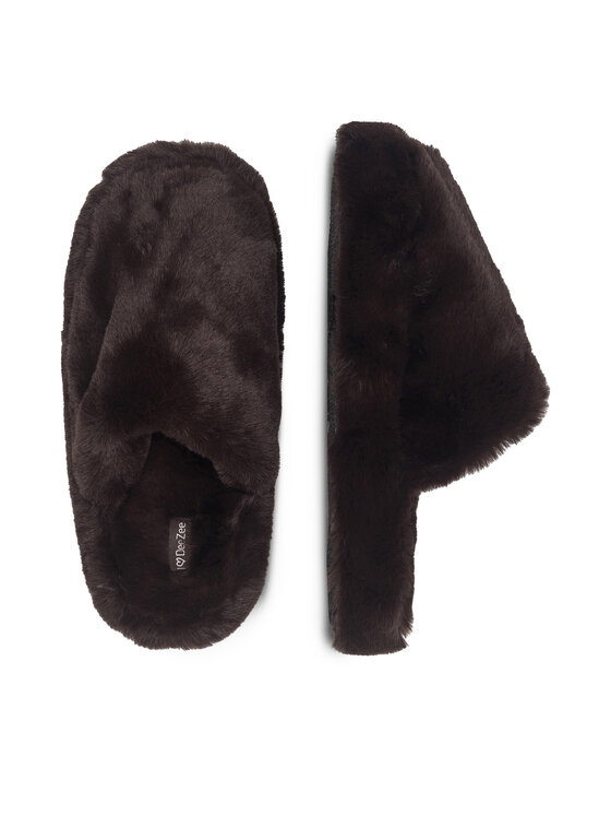 DeeZee Papuče DeeZee DE-10 Hnedá