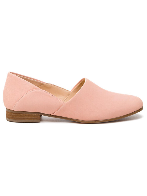 Półbuty Clarks Pure Tone 261410174 Różowy | Eobuwie.com.pl