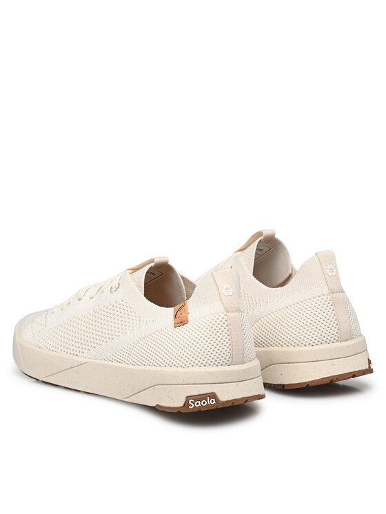 Saola Сникърси Saola Cannon Knit 2.0 SAO5105 Бял