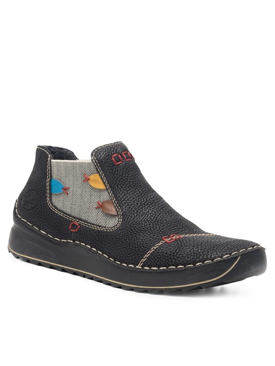 Rieker Ghete Jodhpur Rieker 51592-00 Negru