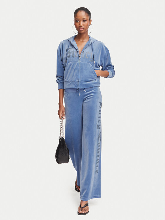 Juicy Couture Juicy Couture Jogginghose Old Gothic JCWBJ226334 Blau Regular Fit