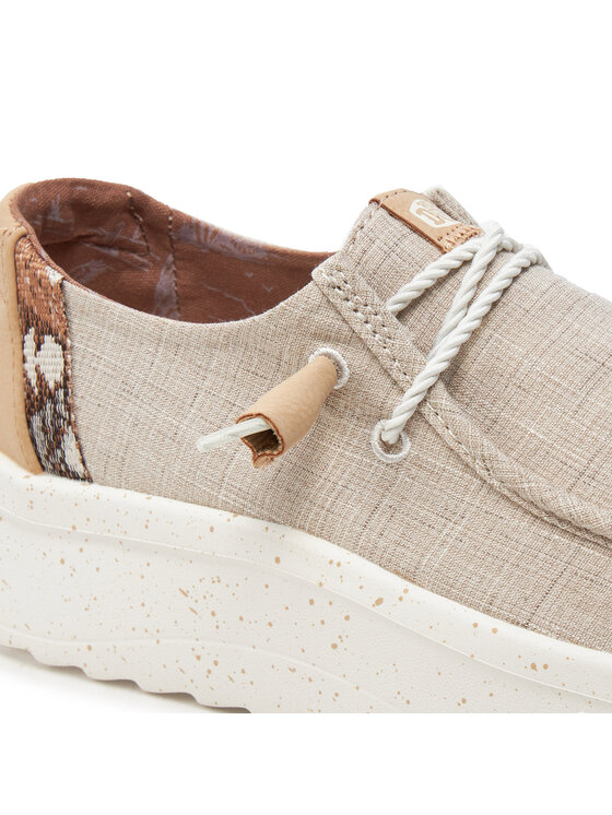 Hey Dude Обувки Hey Dude Wendy Peak Woven 40413-106 Бежов