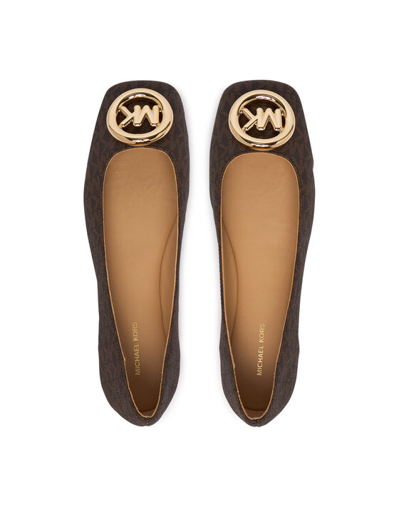 MICHAEL Michael Kors Балетки MICHAEL Michael Kors Milan Flex Ballet 40F5MLFP1B Коричневий