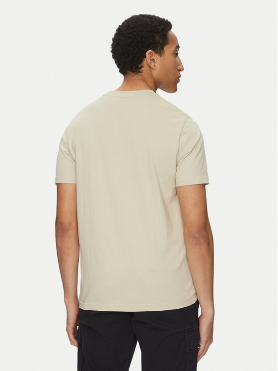 BOSS BOSS Футболка Logo Space 50539186 Бежевий Regular Fit