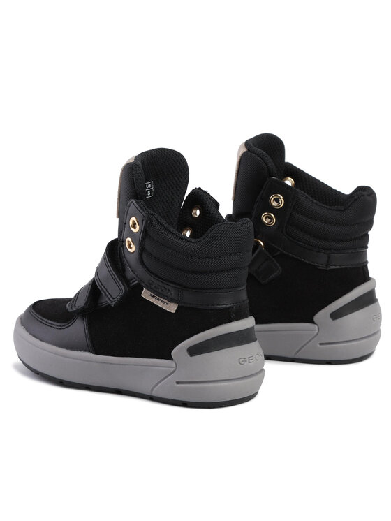 Geox Bakancs Geox J Sleigh G.Wpf B J94AGB 02285 C9999 M Fekete