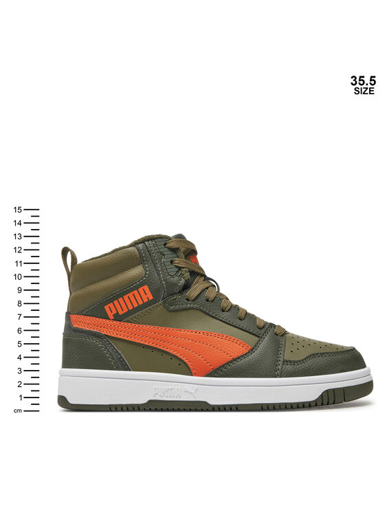 Puma Снікерcи Puma Rebound V6 Mid Wtr Jr 394685 05 Хакі