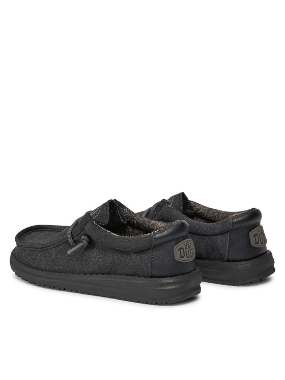 Hey Dude Mocasini Hey Dude Wally Youth Basic 40041-001 Negru