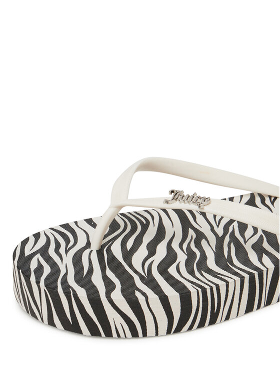 Juicy Couture Джапанки Juicy Couture 800290 Бял