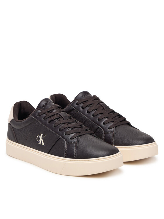 Calvin Klein Sneakersy Calvin Klein Classic Cups Laceup Band Wl HM0HM02289 Bordowy