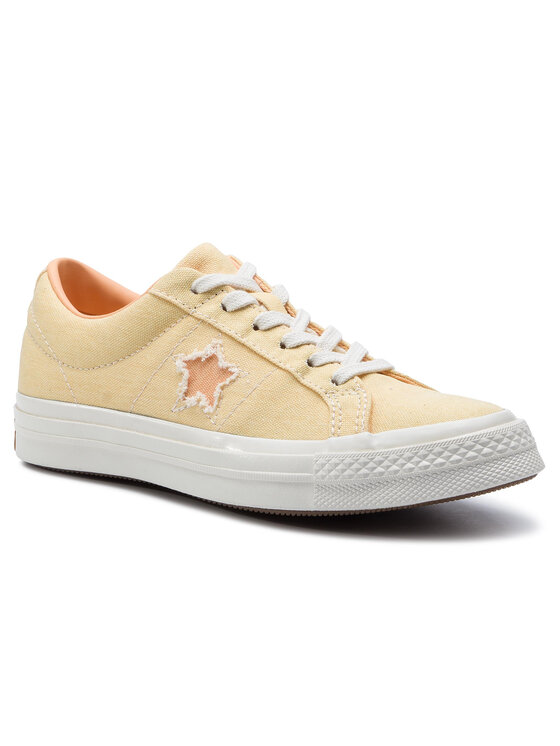 Converse Tenisówki Converse One Star Ox 164358C Żółty