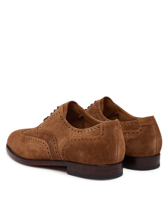 Polo Ralph Lauren Туфлі Polo Ralph Lauren Owen Wingtip 811P15884002 Світло-коричневий