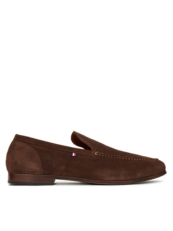 Tommy Hilfiger Mokasīni Tommy Hilfiger Hilfiger Flexible Suede Loafer FM0FM05496 Brūns