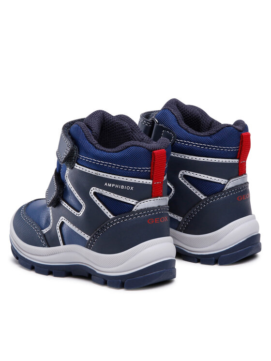 Geox Kozačky Geox B Flanfil B.B Abx D B263VD 0FU54 C4264 M Tmavomodrá