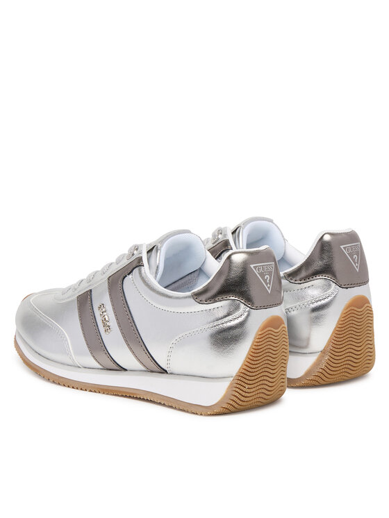 Guess Sneakersy Guess FLTSAP LEM12 Srebrny