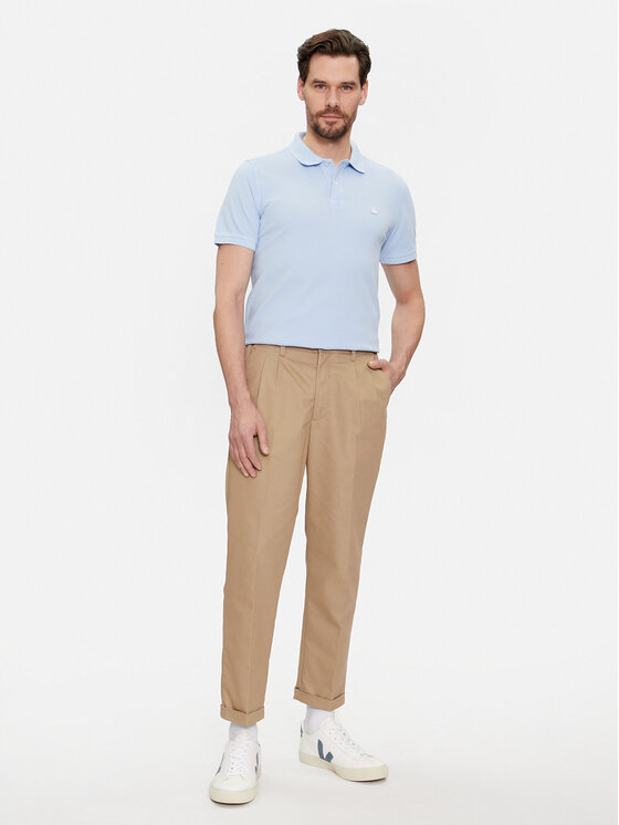 United Colors Of Benetton United Colors Of Benetton Polo majica 3089J3179 Svetlo modra Regular Fit