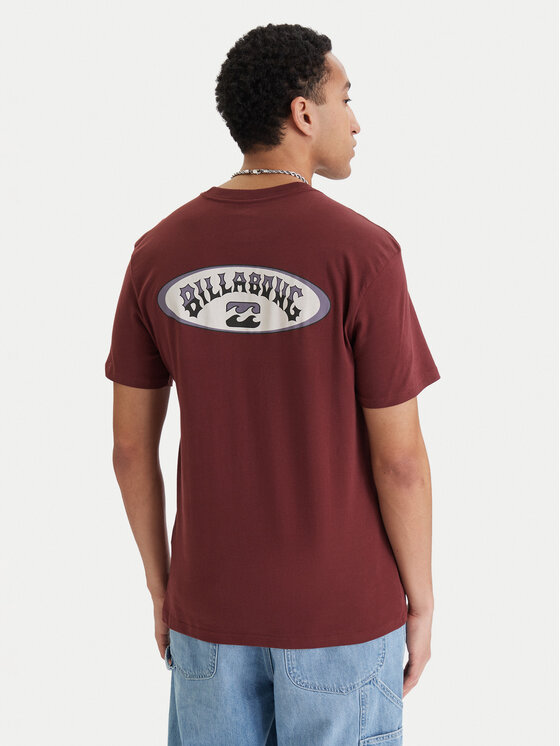 Billabong Billabong Camiseta Orbit Arch EBYZT00522 Guinda/burdeos Regular Fit