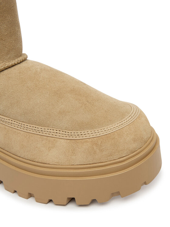 Tommy Hilfiger Sněhule Tommy Hilfiger Real Shearling Pullon FW0FW08997 Béžová