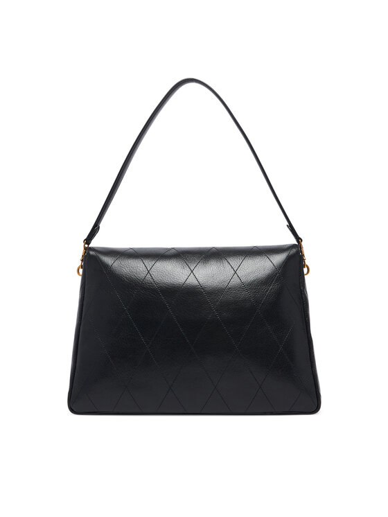 Tory Burch Сумка Tory Burch Charlie Quilted Large Shoulder Bag 185805 Чорний