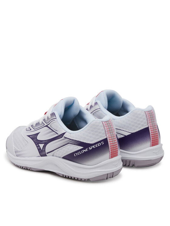 Mizuno Čevlji za športe v zaprtih prostorih Mizuno Cyclone Speed 5 V1GC258035 Bela