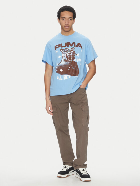 Puma Puma Футболка All Bite 630466 Голубий Regular Fit