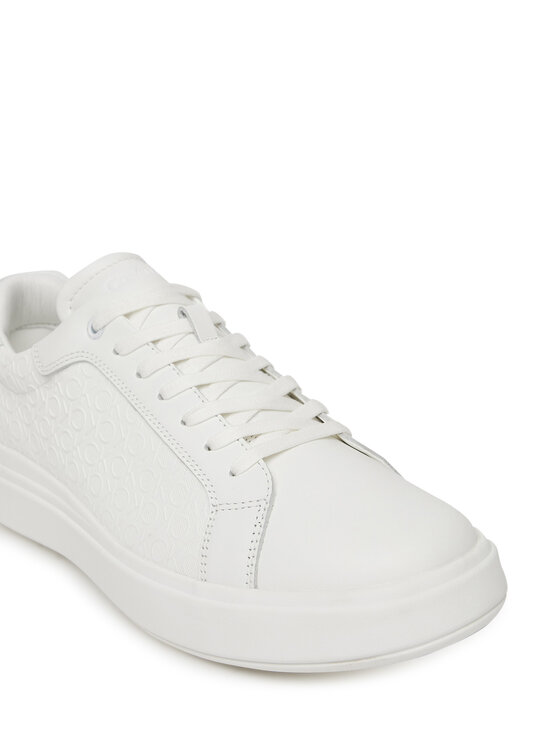 Calvin Klein Sneakersy Calvin Klein Chunky Low Top Lace Up Mono HM0HM01970 Biały