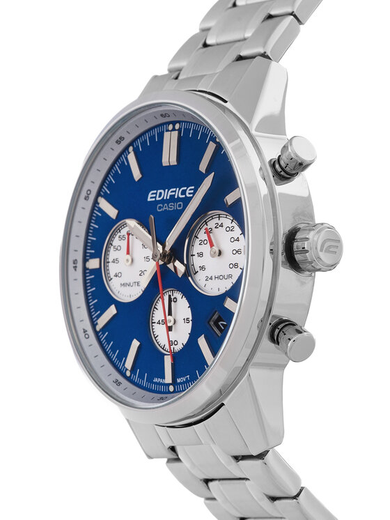 Casio Ročna ura Casio Edifice EFR-575D-2AEF Srebrna