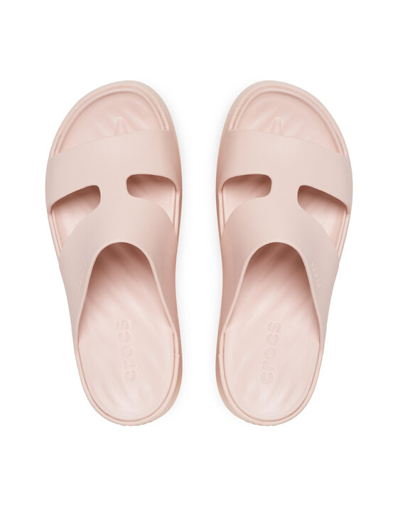 Crocs Natikači Crocs Getaway Platform H-Strap 209409 Écru