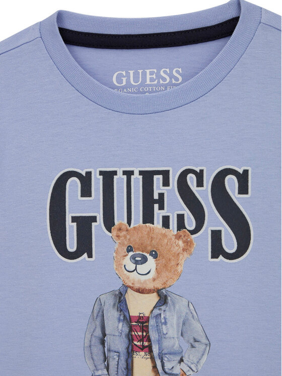 Guess Guess Camiseta N6RI05 K8HM4 Azul Regular Fit