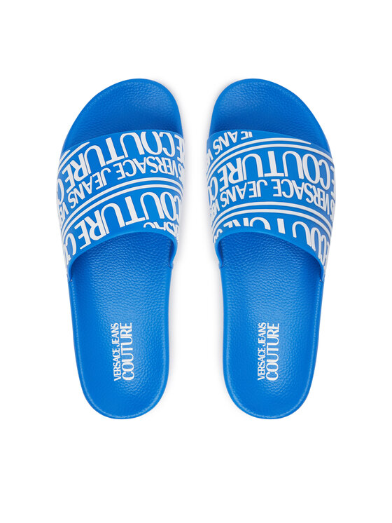 Versace Jeans Couture Шльопанці Versace Jeans Couture 80YA3SQ1 71352 214 Cиній