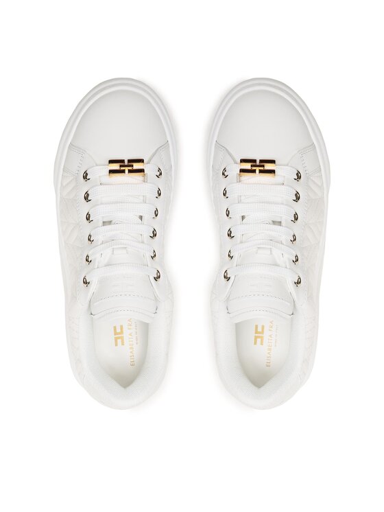 Elisabetta Franchi Сникърси Elisabetta Franchi SA-58G-36E2-C350 Бял