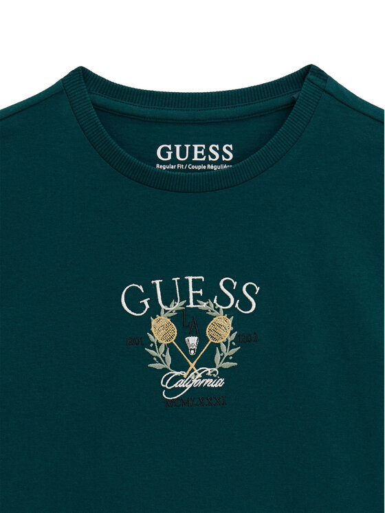 Guess Guess Camiseta L6YI25 K3764 Verde oscuro Regular Fit