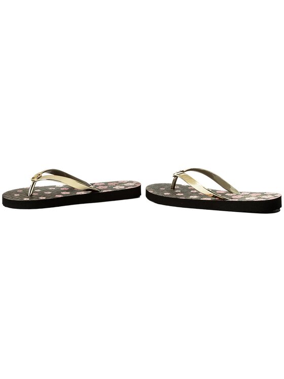MICHAEL Michael Kors Šlepetės per pirštą MICHAEL Michael Kors Mk Flip Flop 40S8MKFA3Q Auksinė