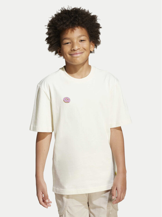 adidas adidas Футболка The Simpsons Graphics JL9180 Бежевий Loose Fit